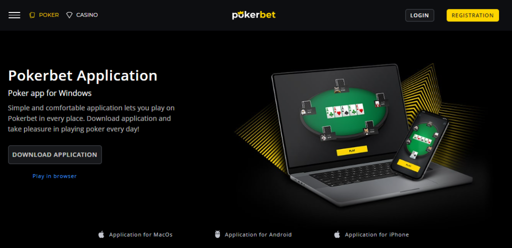 mobile applications for Pokerbet